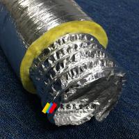 【管徑75mm】鋁箔保溫軟管，夾筋鋁箔保溫空調(diào)通風(fēng)軟管，柔性風(fēng)管